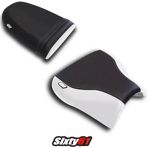 Suzuki Gsxr 600 750 Seat Covers 2001 2002 2003 Luimoto Front Rear White Black