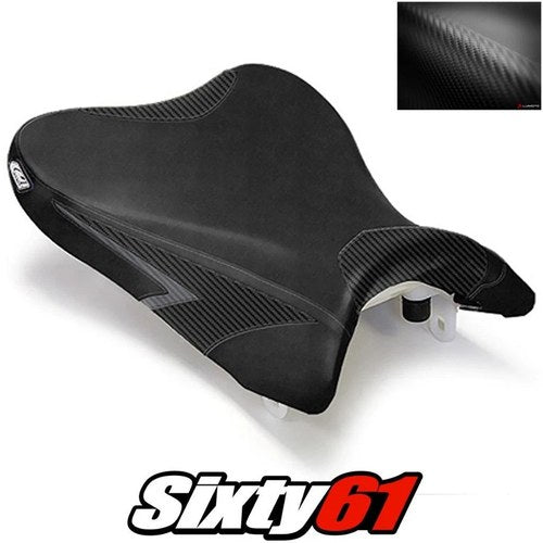 Suzuki Gsxr 600 750 Seat Cover 2008 2009 2010 Front Black Luimoto Carbon