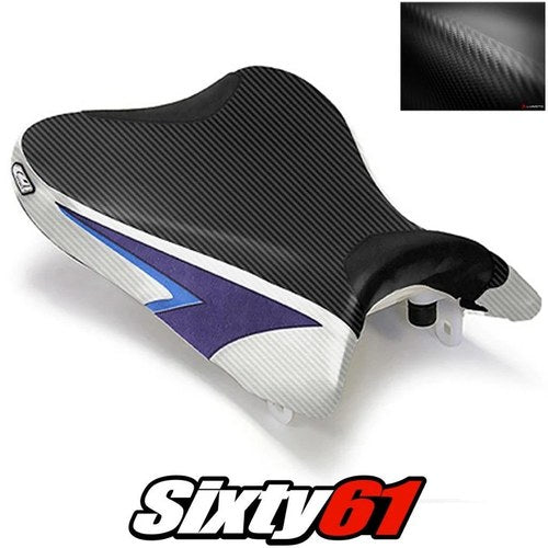Suzuki Gsxr 600 750 Seat Cover 2008 2009 2010 Dark Blue Edge Luimoto Carbon