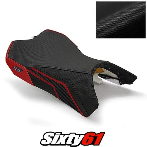 Kawasaki Ninja 1000 Seat Cover 2011-2015 2016 Front Black Red Luimoto Carbon