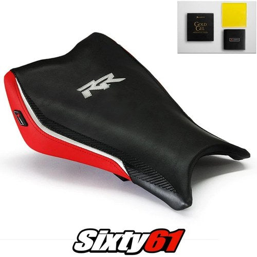 Honda CBR1000RR Seat Cover and Gel 2012-2014 2015 2016 Black Red Luimoto Carbon
