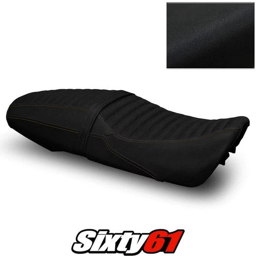 Yamaha XSR900 Seat Cover 2016-2020 2021 Front Vintage Black Bronze Luimoto Suede