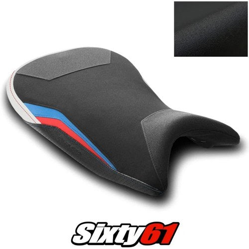 BMW S1000R Seat Cover 2021-2025 2026 Front White Blue Red Luimoto Tec-Grip Suede