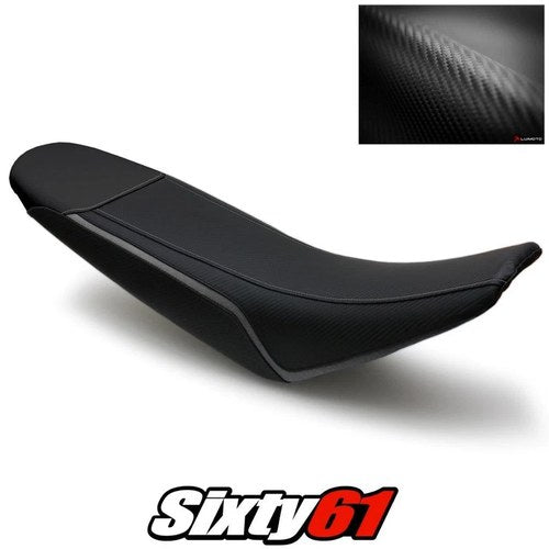 Suzuki DRZ400 Seat Cover 2000-2017 2018 2019 2020 Front Black Luimoto Carbon