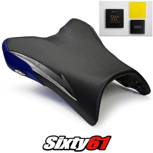 Yamaha FZ1 Seat Cover and Gel 2006-2013 2014 2015 2016 Dark Blue Luimoto Carbon