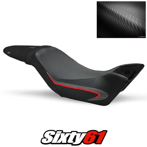 Triumph Speed Triple Seat Cover 2011 2012 2013 2014 2015 Black Luimoto Carbon