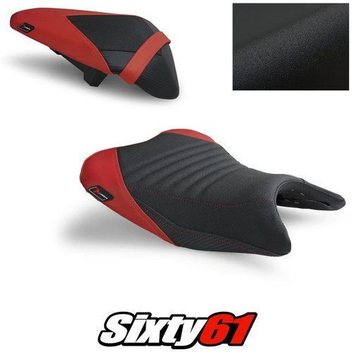 Kawasaki Ninja 400 Seat Covers 2018-2020 2021 2022 2023 Red Luimoto Tec-Grip