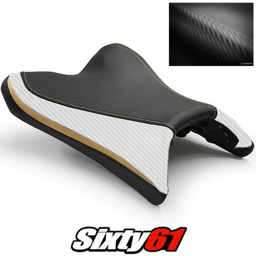 Yamaha FZ8 Fazer 8 Seat Cover 2010-2012 2013 2014 2015 2016 White Luimoto Carbon
