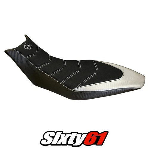 Aprilia Dorsoduro 750 900 1200 2010-2020 Seat Cover Tappezzeria Ultragrip White