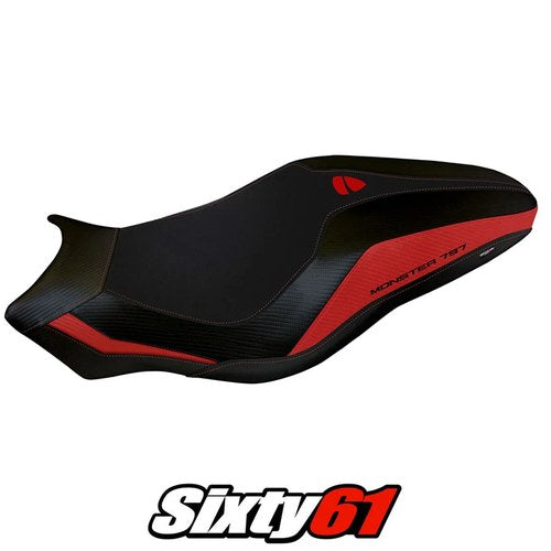 Ducati Monster 797 Seat Cover Tappezzeria 2017 2018 2019 2020 Red Black