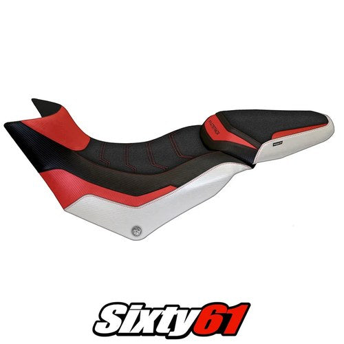 Ducati Multistrada 950 Seat Cover Tappezzeria 2017-2020 2021 Ultragrip Red White