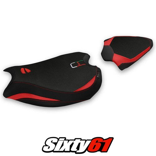 Ducati Panigale V2 Seat Cover Tappezzeria 2020-2022 2023 2024 Comfort Red Black