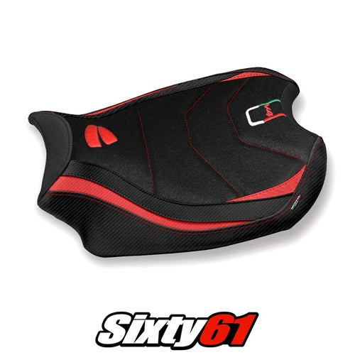 Ducati Panigale V4 Seat Cover Tappezzeria 2018-2021 2022 2023 2024 Ultragrip Red