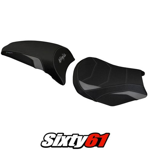 Kawasaki Ninja 650 Z650 2017-2025 2026 Seat Cover Tappezzeria Comfort Grey Black