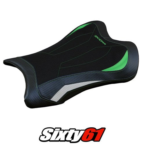 Kawasaki Ninja ZX10RR 2021-2024 2025 Seat Cover Tappezzeria Comfort Green White