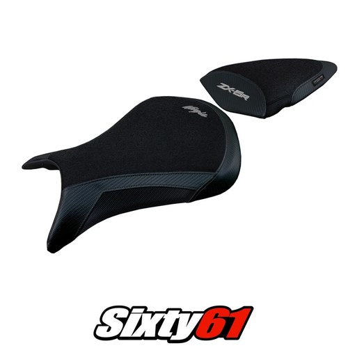 Kawasaki Ninja ZX6R 2005 2006 Seat Cover Tappezzeria Ultragrip Black