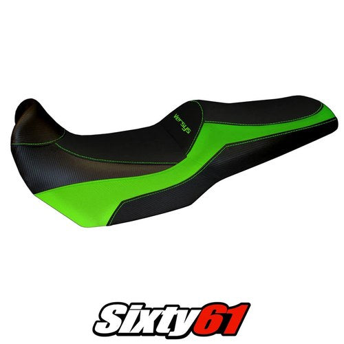 Kawasaki Versys 1000 2011-2015 2016 2017 2018 Seat Cover Tappezzeria Green Black