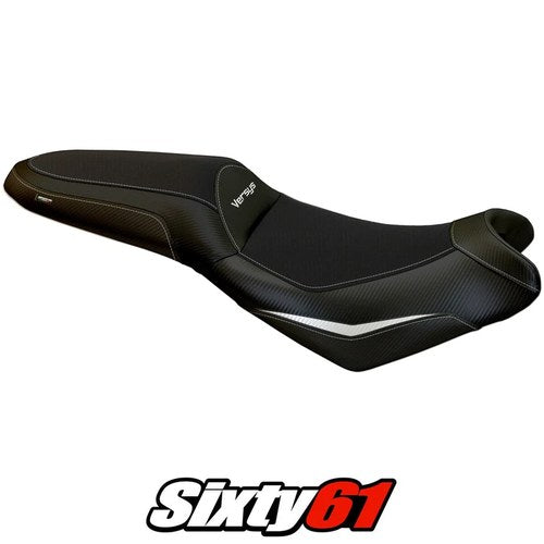 Kawasaki Versys 650 2007-2022 2023 2024 2025 Seat Cover Tappezzeria White Black