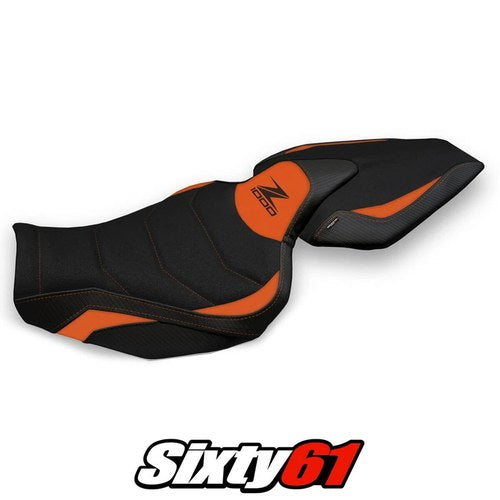 Kawasaki Z1000 2014-2019 2020 2021 Seat Cover Tappezzeria Ultragrip Orange Black