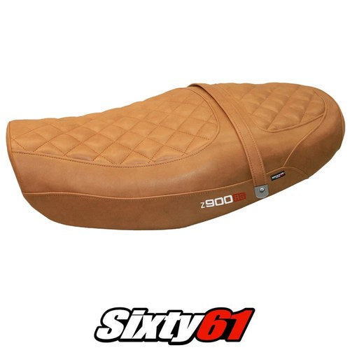 Kawasaki Z900RS 2018-2022 2023 2024 2025 Seat Cover Tappezzeria Leather Camel