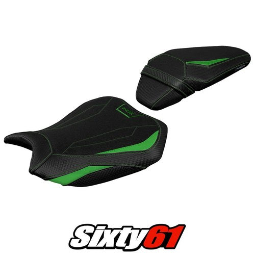 Kawasaki ZH2 Z H2 2020-2024 2025 2026 Seat Cover Tappezzeria Comfort Green Black