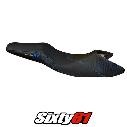 Suzuki Gsr 600 2006 2007 2008 2009 2010 2011 Seat Cover Tappezzeria Blue Black