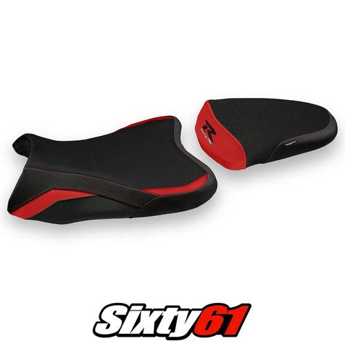 Suzuki Gsxr 1000 2007 2008 Seat Cover Tappezzeria Red Black 07 08