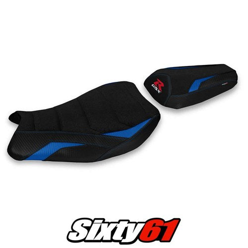 Suzuki Gsxr 1000 2017-2020 2021 2022 2023 Seat Cover Tappezzeria Ultragrip Blue