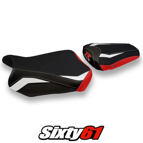 Suzuki Gsxr 600 750 2011-2023 2024 2025 2026 Seat Cover Tappezzeria White Red