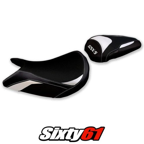 Suzuki Gsxs 1000 2015 2016 2017 2018 2019 2020 Seat Cover Tappezzeria White