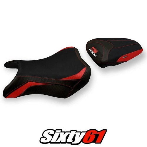 Suzuki Gsxs 750 2017-2019 2020 2021 2022 Seat Cover Tappezzeria Red Black