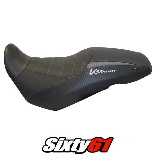 Suzuki VStrom 650 2017-2021 2022 2023 2024 Seat Cover Tappezzeria Comfort Grey