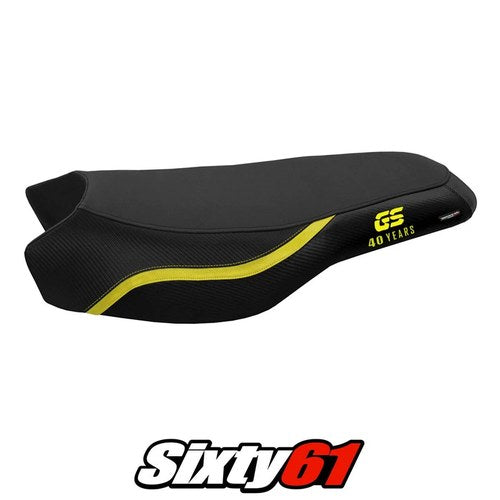 BMW R1200GS R1250GS Rallye 2017-2024 Seat Cover Tappezzeria Yellow Black 40th