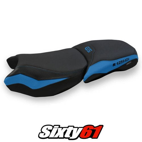 BMW R1250GS Adventure 2019-2021 2022 2023 2024 Seat Cover Tappezzeria Blue Black
