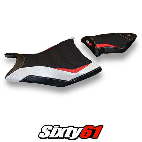 BMW S1000RR 2009 2010 2011 Seat Cover Tappezzeria Ultragrip Red White Black