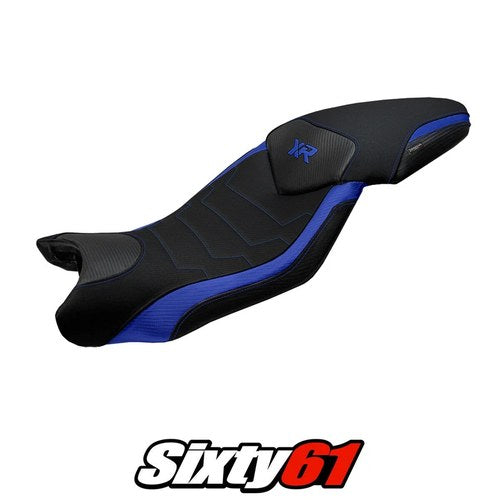 BMW S1000XR 2015 2016 2017 2018 2019 Seat Cover Tappezzeria Comfort Blue Black