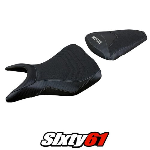 Yamaha MT 03 2020 2021 2022 2023 2024 Seat Cover Tappezzeria Ultragrip Black