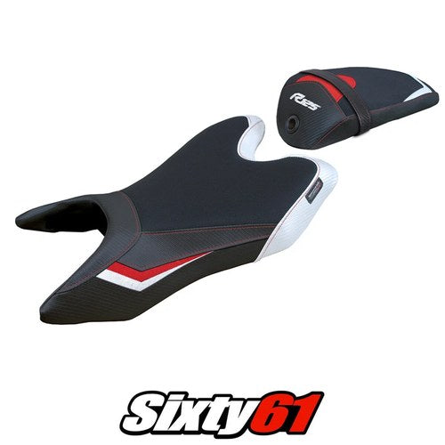Yamaha Yzf R125 2019 2020 2021 2022 Seat Cover Tappezzeria White Red