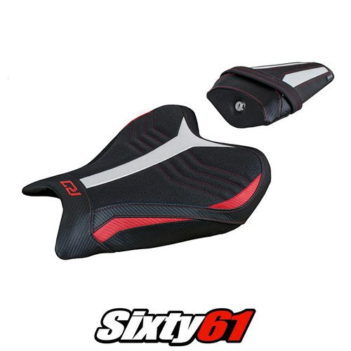 Yamaha Yzf R7 2021-2024 2025 Seat Cover Tappezzeria Ultragrip Red White Black SE