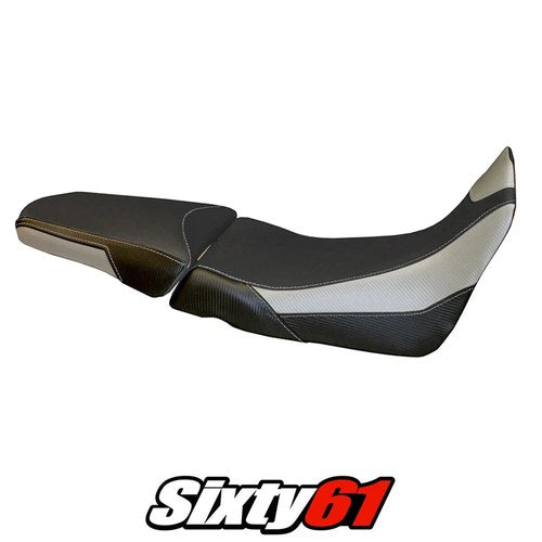 Honda Africa Twin 1000 2015 2016 2017 2018 2019 Seat Cover Tappezzeria Silver