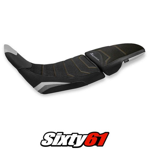 Honda Africa Twin Adv Sport 2020-2025 Seat Cover Tappezzeria Ultragrip Silver