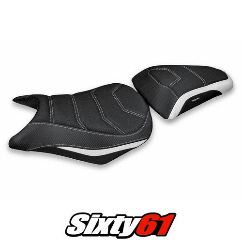 Honda CBR500R 2012 2013 2014 2015 2016 Seat Cover Tappezzeria Ultragrip White