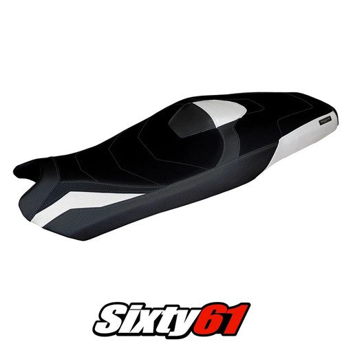 Honda X-ADV 750 2021 2022 2023 2024 Seat Cover Tappezzeria Comfort White Black