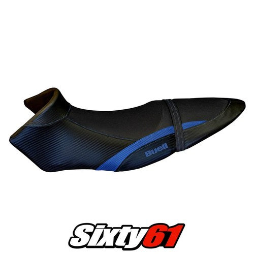 Buell XB12S XB12SX 2019 2020 2021 Seat Cover Tappezzeria Blue Black