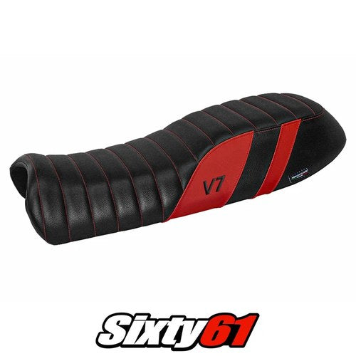 Moto Guzzi V7 2011-2016 2017 2018 2019 2020 Seat Cover Tappezzeria Comfort Red