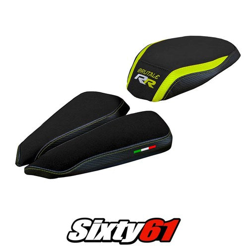 MV Agusta Brutale 1000RR 2020-2024 2025 2026 Seat Cover Tappezzeria Yellow Black