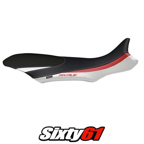 MV Agusta Rivale 800 2013-2015 2016 2017 2018 Seat Cover Tappezzeria White Red