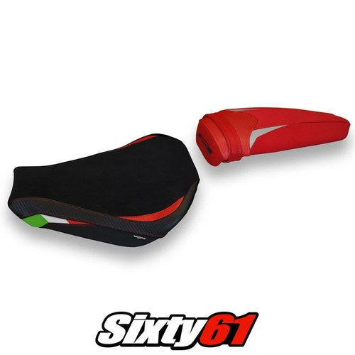 MV Agusta F4 2010-2016 2017 2018 2019 2020 Seat Cover Tappezzeria Black Red SE