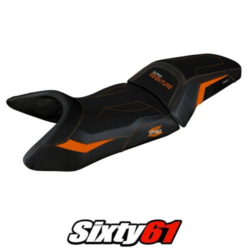 KTM 1290 Super Adventure S 2021-2024 2025 Seat Cover Tappezzeria Comfort Orange
