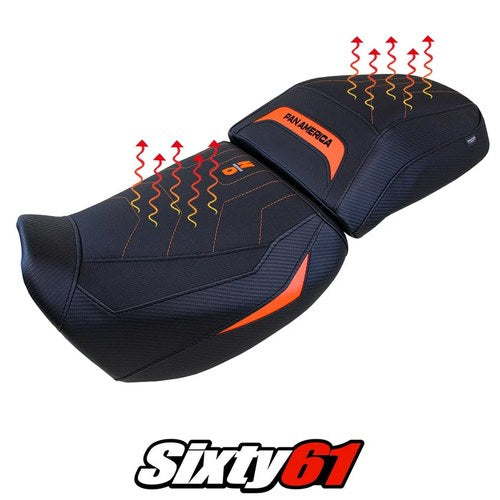 Harley Davidson Pan America 2021-2026 Comfort Heated Seat Cover Tappezzeria Org